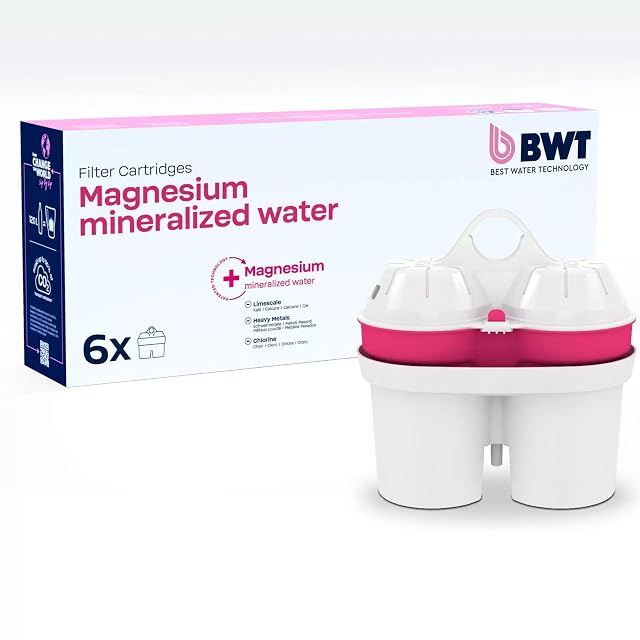 Cartucce filtranti BWT ad acqua mineralizzata al magnesio
